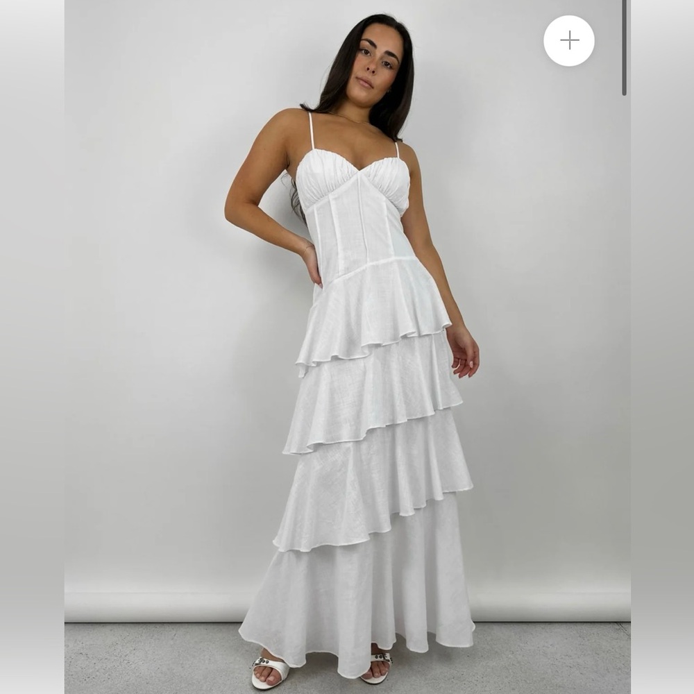 Seven Wonders Tiered Asymmetrical Dress